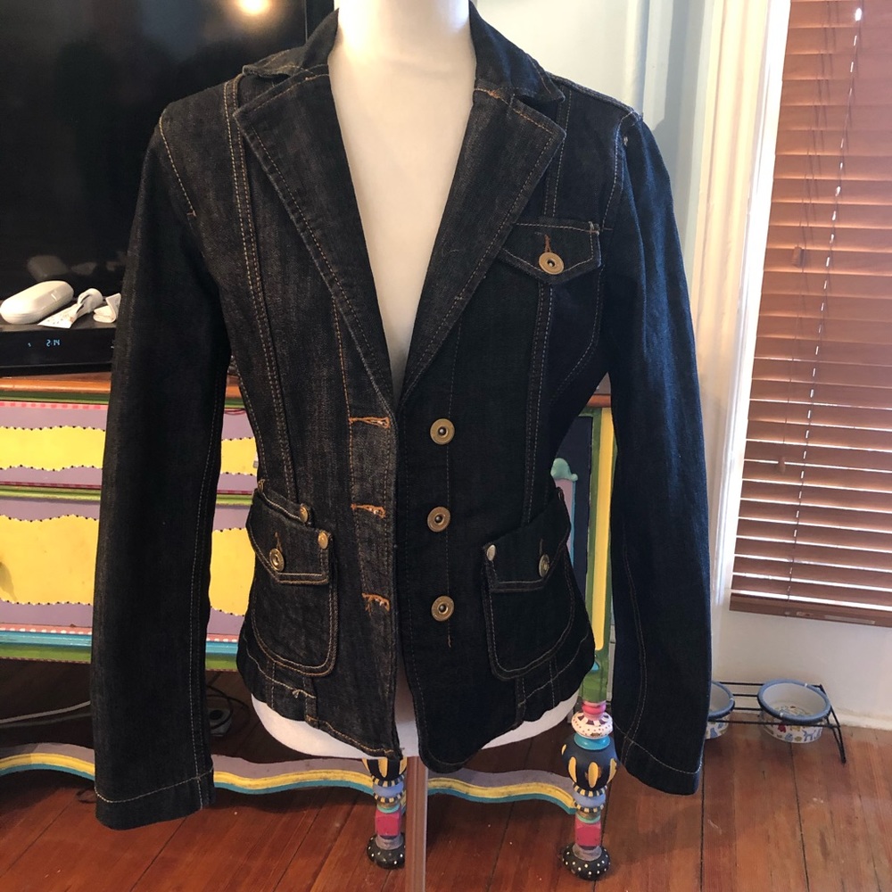 Fitted dungaree jacket